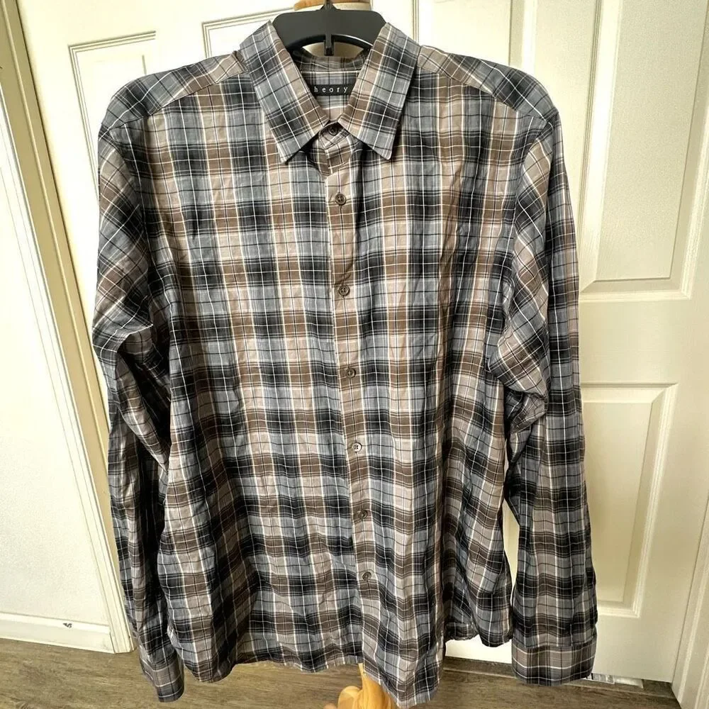 Theory Sylvain button down shirt Huffe
